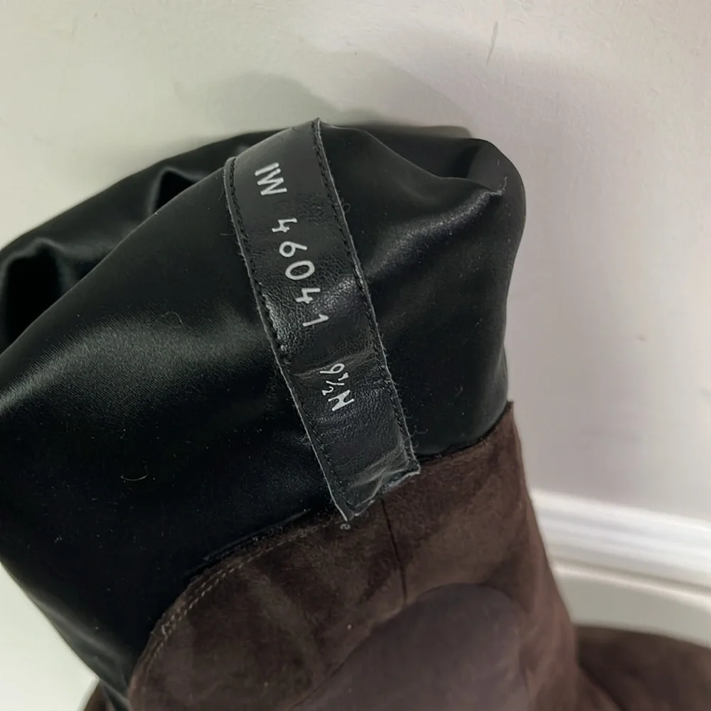 Stuart Weitzman Saratoga brown suede over the knee boots
